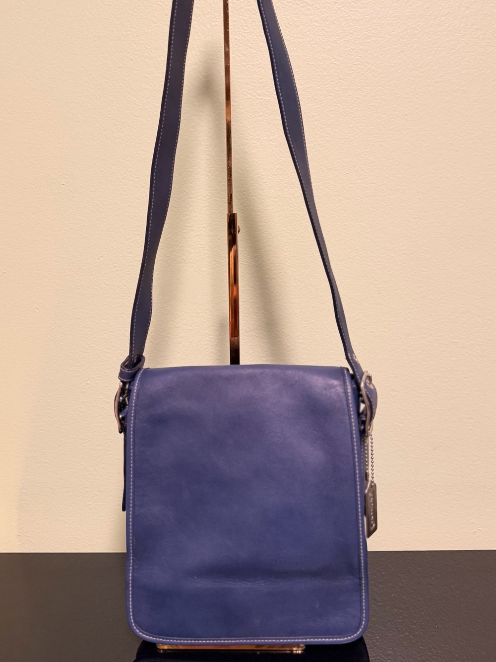 Vintage Coach 2003 Legacy Studio Flap Bag Periwinkle EUC